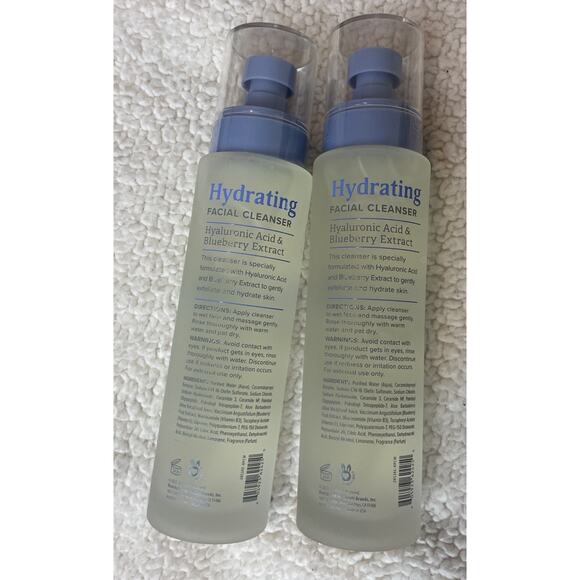 2 Nature Love HYDRATING FACIAL CLEANSER w/Hyaluronic Acid & Blueberry Extract - Picture 3 of 4